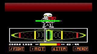 Disbelief Sans RUS Undertale FanGame Demo [upl. by Jenne]