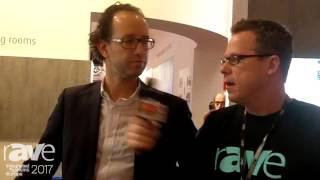 ISE 2017 Gary Kayye and Lieven Bertier of Barco Talk About New CSE 800 ClickShare Model [upl. by Savick]