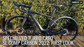 Specialized Turbo Creo SL Comp Carbon 2022 First Look at EBike [upl. by Ellison]