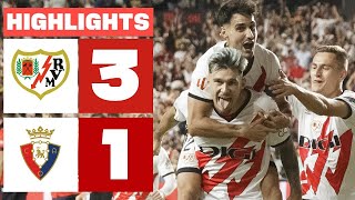 Rayo Vallecano  Osasuna 31 Resumen LALIGA EA SPORTS 202425 rayo vs osasuna resumen [upl. by Acinomed]