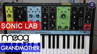 Moog Grandmother Synthesizer  SonicLAB Review [upl. by Anaitat]