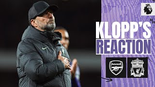 Arsenal defeat amp Szoboszlai injury  Klopps Reaction  Arsenal 31 Liverpool [upl. by Tniassuot]