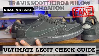 ULTIMATE LEGIT CHECK GUIDE  TRAVIS SCOTT JORDAN 1 PHANTOM  REAL VS FAKE  TOO HARD TO AUTHENTICATE [upl. by Irem406]