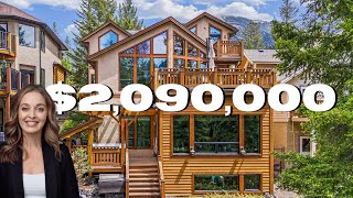 Tour this BEAUTIFUL Rocky Mountain Home on the Ridge  Canmore [upl. by Viviane992]