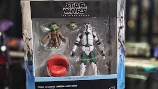 Yoda amp Clone Commander Gree Star Wars Revenge of the Sith The Black Series [upl. by Soilissav]