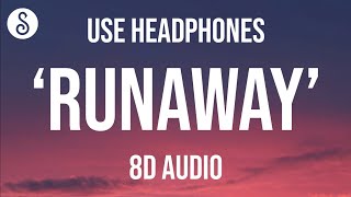 AURORA  Runaway 8D AUDIO [upl. by Eednim351]