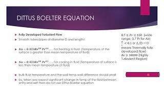 Nusselt Number  Dittus Boelter Equation  Sieder Tate Equation Nusselt Number for flow over plate [upl. by Rosenwald]