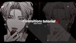 alight motion 5 transitions tutorial ♪ 52 [upl. by Cummins]