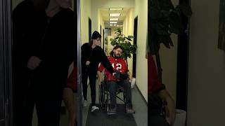 UNSTOPPABLE FORCE WheelchairUsing Police Officer Takes Down Suspect usa shorts [upl. by Kopple]