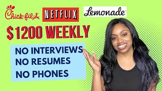 EASY HIRE 4 Remote JobsNo Interviews No PhonesWork Whenever You Choose High Pay From Home Jobs [upl. by Anirbac491]