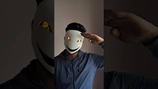 Anime Black Bullet Kagetane Hiruko Mask cosplay 3dprinting blackbullet asmr diy craft [upl. by Nehtanoj]