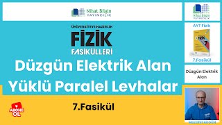 Elektrik  5 Düzgün Elektrik Alan ve Yüklü Paralel Levhalar  7FASİKÜL AYT  2024 [upl. by Monda]