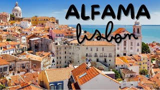 Alfama Walking Tour  Famous Neighbourhood in Lisbon  Portugal [upl. by Dearborn427]