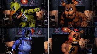 FNAF 2 Deluxe Edition  New Contents Night 6 Unlockables [upl. by Lehar]