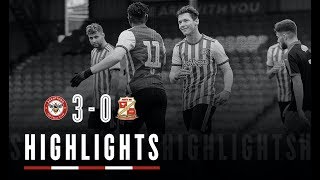 Match Highlights Brentford 30 Swindon Town [upl. by Corvese704]