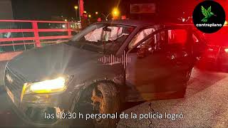 Impactante persecución de película en Viña del Mar Carabineros atrapan a 2 delincuentes [upl. by Yvehc]