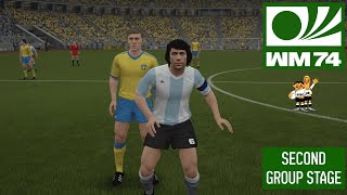 1974 World Cup SIM  Matchday 2  Part 2  Second Group Stage [upl. by Secundas282]