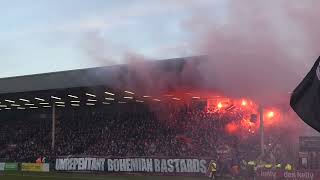 Bohemians  Shamrock Rovers 07042023 PreMatch Pyro [upl. by Dannye665]