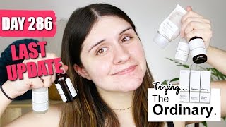 I Try The Ordinary 9 MONTH UPDATE  Emelia Kate [upl. by Nnaer404]