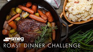 Cooking with Smeg  Roast Dinner Challenge with Scott Quinnell [upl. by Ainoval]