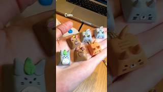 Resin keycaps with me artisankeycaps catart polymerclayartist resincrafts [upl. by Kelula79]