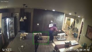 Alaska earthquake caught on home surveillance video [upl. by Windham33]