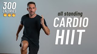 20 MIN CARDIO HIIT WORKOUT  ALL STANDING  No Squats or Lunges [upl. by Hirz797]