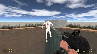 SCP 096 and SCP 096 paradox and SCP 173  s CHAOS in MAZEGARRYS MOD SANDBOX [upl. by Louanne532]