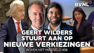 Boven het Maaiveld 58 Geert Wilders stuurt aan op nieuwe verkiezingen [upl. by Ramilahs761]