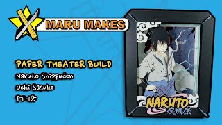 How to Build Enskys Paper Theater  PT165 Uchiha Sasuke from Naruto Shippuden [upl. by Nael]