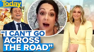 Comedian Celeste Barber reveals her border bubble ‘nightmare’  Today Show Australia [upl. by Lenrad]