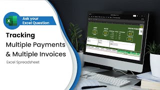 Tracking Multiple Payments amp Multiple Invoices in Excel [upl. by Homans109]