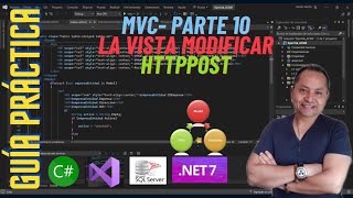 APRENDE a implementar una APLICACIÓN WEB con MVC C y Net 7 en MS Visual Studio 2022  Parte 8 [upl. by Kehoe]