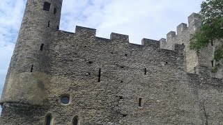 Aussicht vom Schloss Tourbillon in Sion Wallis Schweiz [upl. by Niltak]