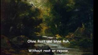 Franz Schubert  quotAn den Mondquot D 296 Goethe FischerDieskau Moore [upl. by Anuahsat]