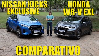 Comparativo Nissan Kicks Exclusive x Honda WRV EXL [upl. by Aleit]