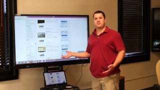 Smarboard or interactive LCDLED smart board vs smart tv demoreview [upl. by Nosilla]