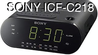 Sony ICFC218 Dream Machine Auto Set Alarm Radio [upl. by Arimas238]