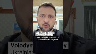 Ukraines Zelensky Slams Scholzs Call with Putin war [upl. by Thurmond247]