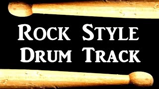 Rock Groove Drum Beat 80 BPM Complete Song Drum Track For Bass Guitar [upl. by Yreved]