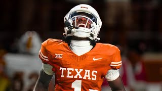 Fastest WR in the Draft 🚨 Xavier Worthy 2023 Texas Highlights 🤘 HD [upl. by Analli802]