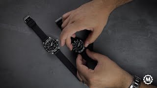 Marathon Watch  Two Ways to Use a 12hr Rotating Bezel [upl. by Fredella]