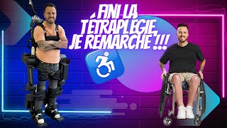 Tétraplégique Je Remarche   LExpérience Exosquelette [upl. by Inalaeham576]