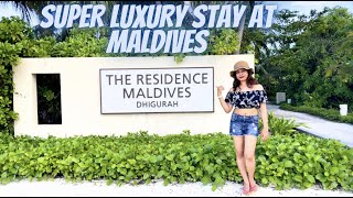 The Residence Maldives at Dhigurah Part 1  Super luxury Resort  Reaching Maldives from Bangalore [upl. by Oilcareh]