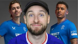 RANGERS NEW HOME KIT IS OUT BEST CASTORE KIT YET [upl. by Joo]