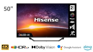 HISENSE 50A7GQTUK 50quot 4K QLED Smart TV [upl. by Aisatana814]