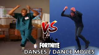 DANCE DANSES  DANCE MOVES  IN REAL LIFE ► FORTNITE [upl. by Reywas]