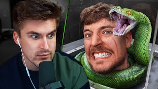 The MOST DANGEROUS MrBeast Video  Ludwig Reacts [upl. by Marigold953]