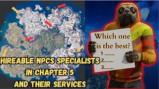 Fortnite where to find every NPC in Chapter 5 and their services [upl. by Ennaharas541]