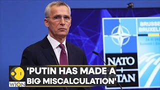 NATO Chief Jens Stoltenberg says Putins Ukraine escalation dangerous and reckless  English News [upl. by Winfield]